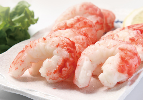 Imitation surimi shrimp