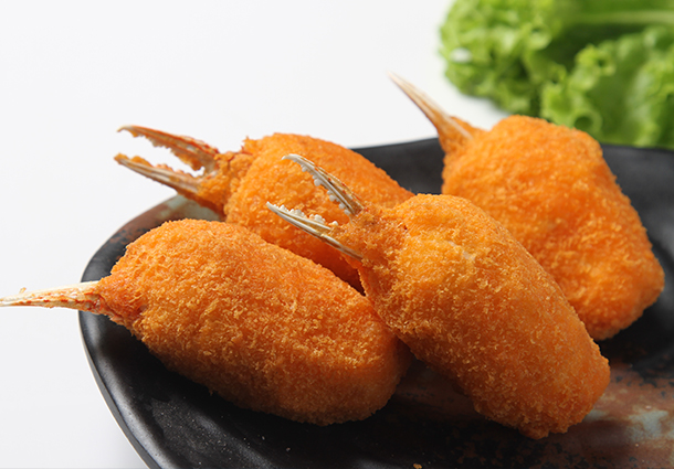 Imitation breaded crab claw